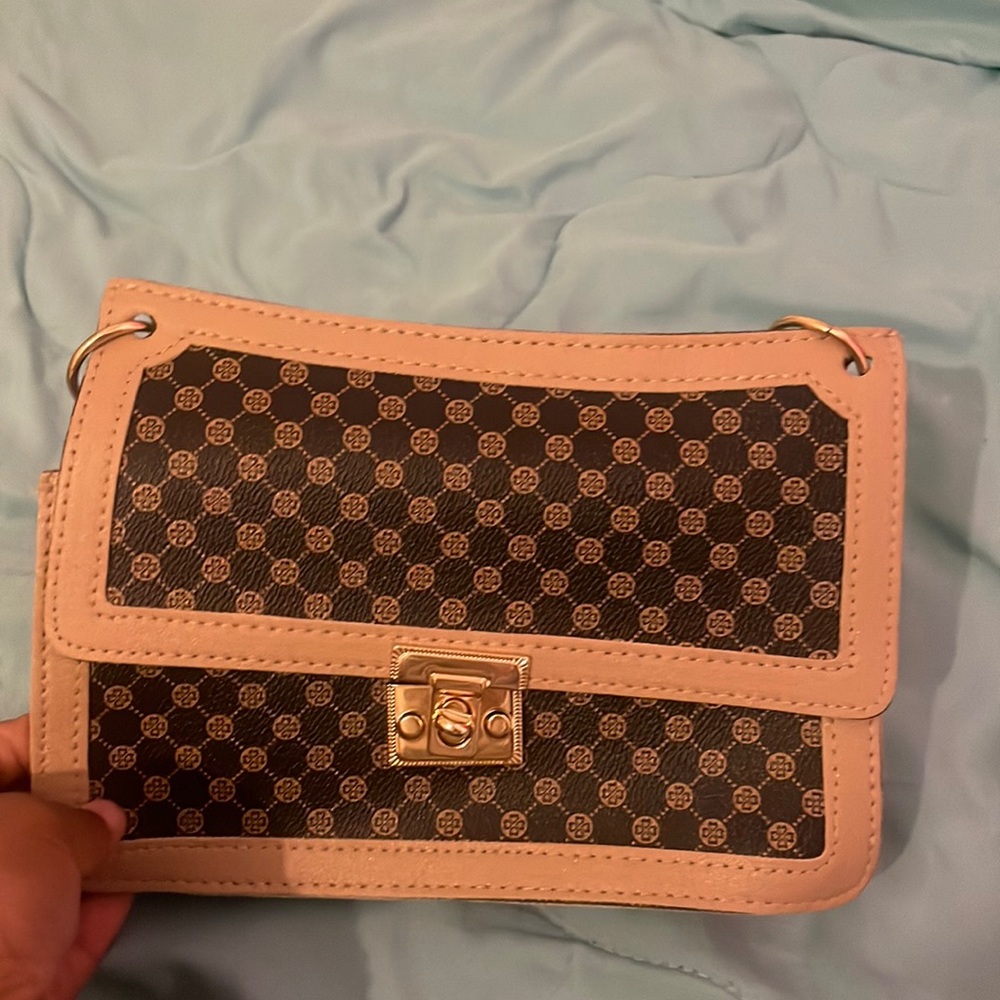 Brown and tan, purse